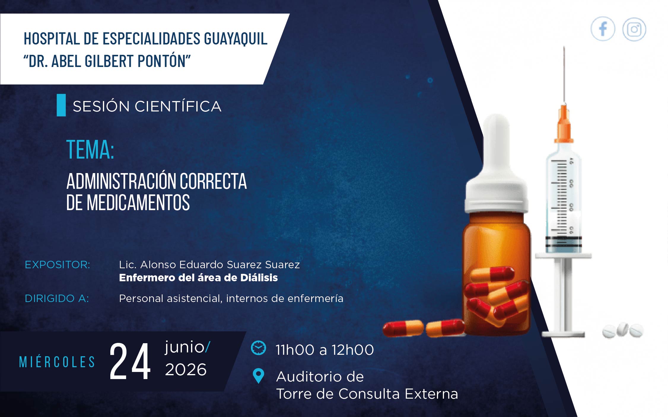 Sesión científica - Administración correcta de medicamentos